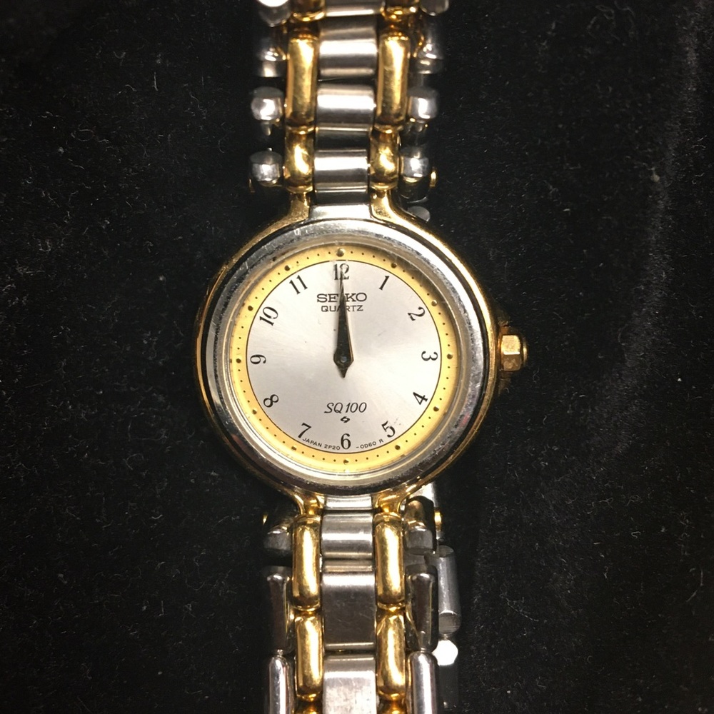 SEIKO WATCH SQ 100 for Women, water resistant, stainless steel.